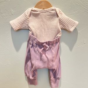 Kate Quinn Pink and Mauve Outfit 3-6mo